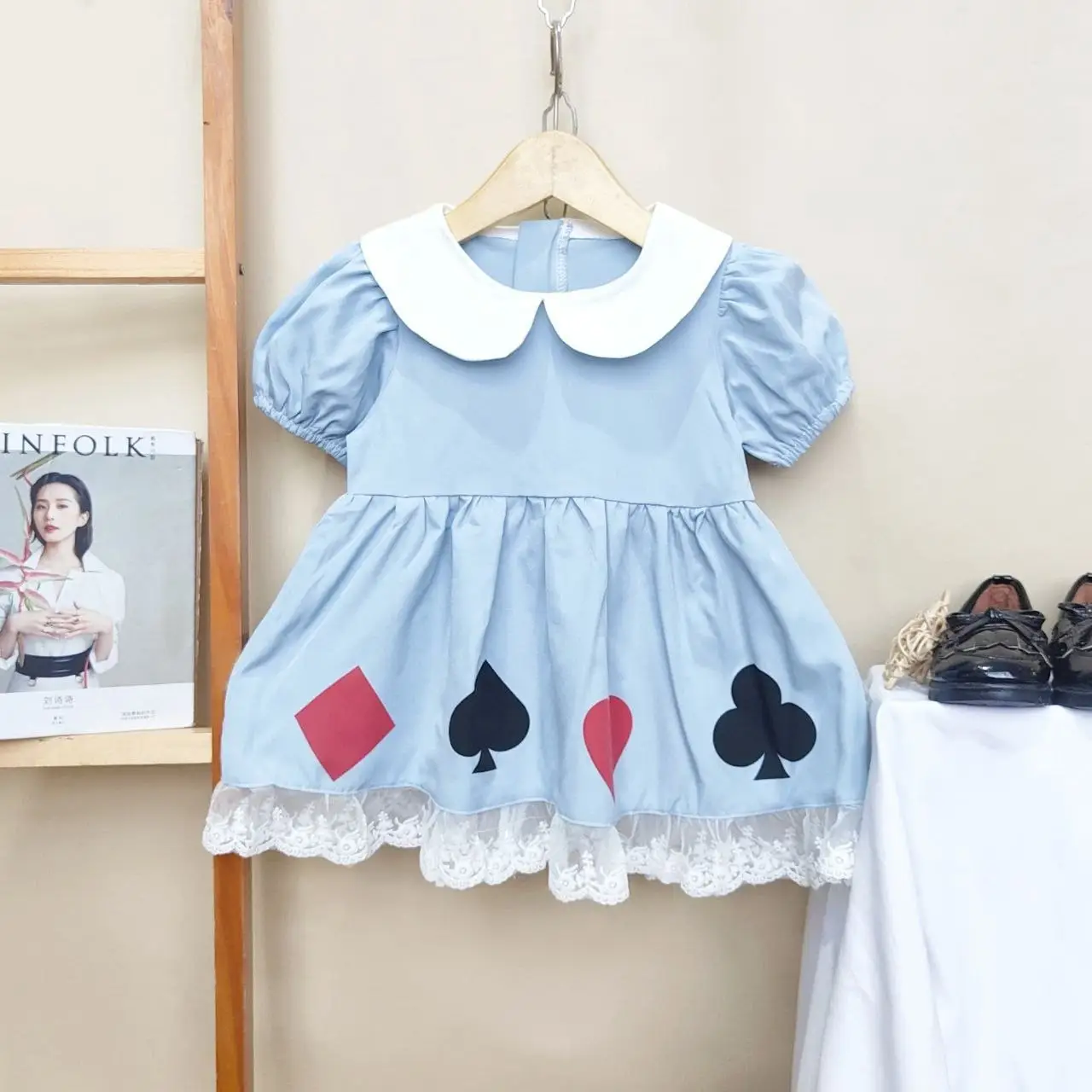 Venta al por mayor nueva colección estilo vestido bebé niñas 9 meses