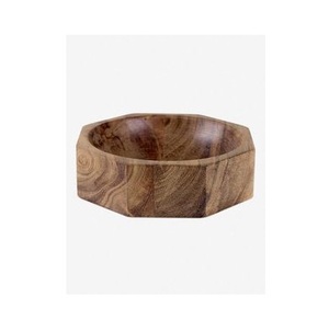 Bol de service décoratif en bois de luxe haut de gamme, fait main et poli, idéal pour les mariages, les salades de fruits et les repas. - Product Image 1