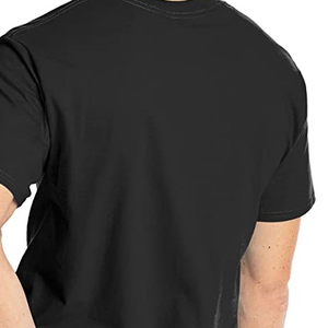 Best-seller T-shirts pour hommes avec logo personnalisé Tissu tricoté de haute qualité, solide, écologique, respirant, manches courtes, col en V - Product Image 6