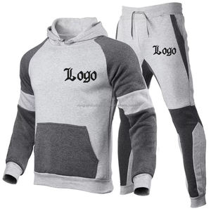 Conjunto Deportivo Personalizado al por Mayor para Hombre y Mujer, Sudadera con Capucha y Pantalones Jogger de Felpa Gruesa con Estampado Digital, Ropa Deportiva de Invierno de Dos Piezas - Product Image 1