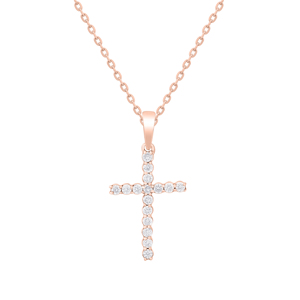 Pendentif en diamants ronds Rikhava personnalisé pour femmes Bijoux à la mode pour les mariages et les fiançailles - Product Image 5