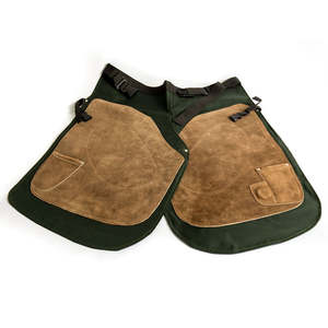 Tablier de maréchal-ferrant personnalisé, durable, réutilisable, en cuir, de protection professionnelle, noir, pour le sablage des sabots de cheval, confortable à porter - Product Image 2