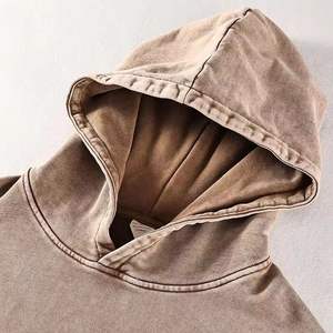 Sudadera con Capucha al por Mayor para Hombre, 100% Algodón, Corte Regular Informal, Personalizable, Lavada, Estilo Urbano, Lisa, Teñida, para Invierno - Product Image 2