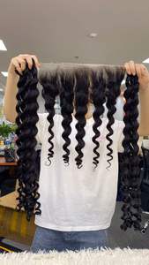 เวียดนามวิกผม100% มนุษย์แท้แบบหลวมผ้าสองชั้น HD สำหรับผู้หญิงผิวดำ - Product Image 3