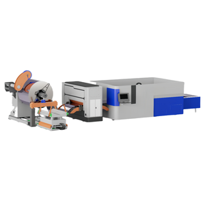 Línea de producción láser de bobina de acero Línea de producción de corte láser de desbobinado y nivelación de chapa - Product Image 1