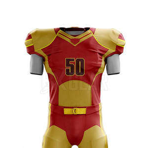 Uniforme de football américain respirant et confortable de nouvelle conception en tissu léger et durable à vendre - Product Image 4