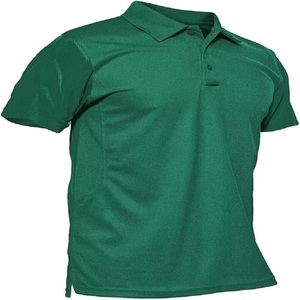 Polo de golf tactique de performance personnalisé pour hommes, maillot piqué 100% coton, manches courtes anti-rides - Product Image 3