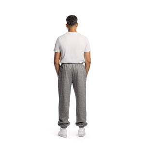 เลือกความสบายกับกางเกงจ็อกเกอร์สีเทาสำหรับผู้ชาย ผ้าฟลีซหนานุ่ม เหมาะสำหรับการออกกำลังกายในฤดูหนาวและสวมใส่ลำลอง - Product Image 4