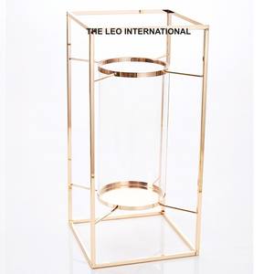 Porte-bougie décoratif et art déco en acier inoxydable pour table basse de salon, décoration d'intérieur - Product Image 5