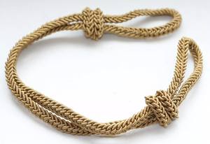 Calidad superior 2025 Hecho en fábrica Oficiales de uniformes ceremoniales personalizados Superventas Cap Cord Chin Straps para la venta Hecho de Pakistán - Product Image 4