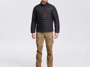 Veste d'hiver matelassée légère à manches longues de haute qualité pour homme, coupe-vent et respirante, avec col montant en toile personnalisable – Meilleure vente - Product Image 4