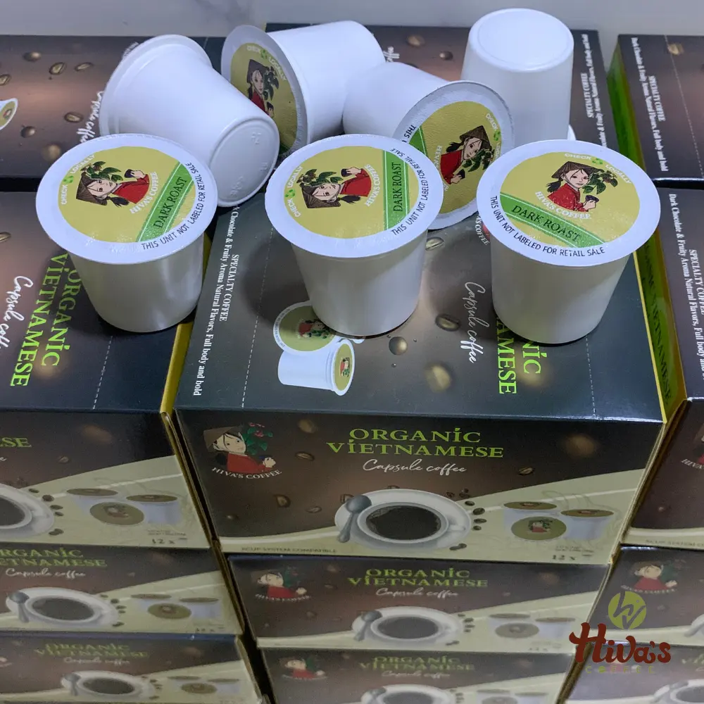 OEM KCUP coffee Specialty Arabica Vietnam at FACTORY Pod 10g Original coffee Fruity vanilla ready to Export Fast delivery