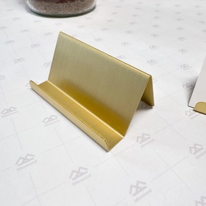 Creative Zigzag <b>Metal</b> Card Holder Table Stand Stylish Display for Menus Table Numbers Photos Weddings Events and Home Decor - Product Image 2