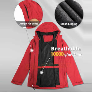 Nouveauté : Manteau de pluie pour homme, coupe ajustée, respirant, de haute qualité, en nylon/polyester, marque privée, fermeture éclair intégrale, col à capuche, long - Product Image 5