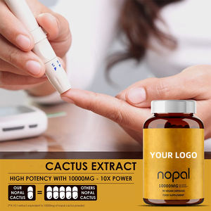 Orgánico 10:1 Nopal Cactus Extract 10000mg Suplemento de pera Espinosa en 90 cápsulas vegetales Sin OGM Sin gluten Suministro de 45 días - Product Image 4