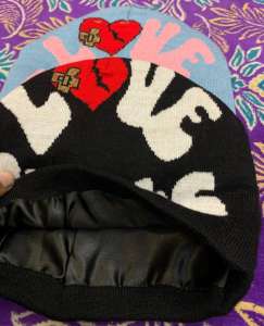 Multi Color personalizado lazos Y2k adulto 100% acrílico tejido gorros para viajes y playa al por mayor - Product Image 1