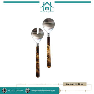 Prix concurrentiel du marché très demandé dernier nouveau design d'utilisation de mariage ensemble de service à salade en acier inoxydable avec poignée en résine - Product Image 2