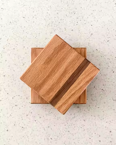 Sous-verres en noyer en bois de haute qualité pour protéger chaque table par l'artisanat en croissant - Product Image 5