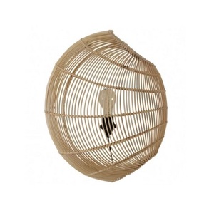 hot selling Home Decor <b>Wicker</b> Chandelier Rattan <b>Lights</b> ceiling Lamp <b>Shade</b> Crafts Hand Woven Pendant Bamboo Lampshades - Product Image 5