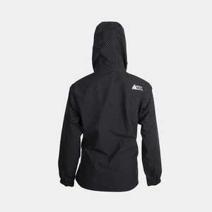 Chaqueta impermeable Reversible para mujer FHOH-tejido de poliéster acolchado a prueba de viento transpirable capucha con soporte cremallera Fitness estampado primavera - Product Image 3