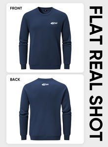 Vente directe d'usine hommes nouveau Style pull décontracté sweats à capuche automne hiver chaud tricoté vêtements d'extérieur solide - Product Image 4