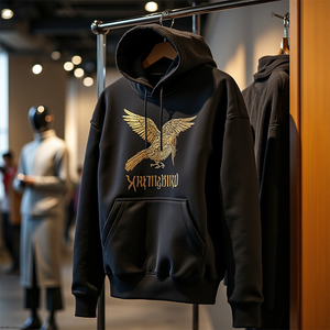 Sweat à capuche surdimensionné pour homme, sweat à capuche décontracté streetwear sans fermeture éclair, sweat à capuche pour homme, marque personnalisée, sweat à capuche d'hiver - Product Image 1