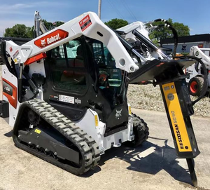 Broyeur hydraulique SOOSAN-Modèle SQ 40 type de boîte adapté aux mini-pelles, chargeuse-pelleteuse, mini pelle SKID STEER LOADER - Product Image 6