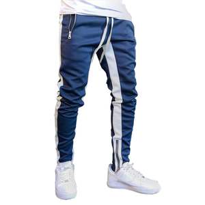 2025 new style plus size fashion casual sport <b>jogger</b> <b>Zip</b> <b>pocket</b> men pants - Product Image 1