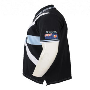 Venta caliente de los hombres de golf de manga corta para Polos logotipo personalizado 100% algodón Jersey sólido liso algodón poliéster en blanco - Product Image 4