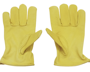 Yellow Keystone Thumb Grain <b>Leather</b> <b>Driving</b> <b>Gloves</b> Premium Finished <b>Leather</b> Product <b>for</b> Working <b>Men</b> Hand <b>Gloves</b> <b>for</b> <b>Driving</b> Work - Product Image 1