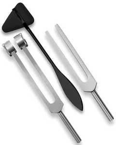 Horquillas de afinación de 528Hz, diapasón de terapia de curación de sonido, 528 Hz con martillo de silicona, paño de limpieza para herramienta Musical de curación de sonido - Product Image 3