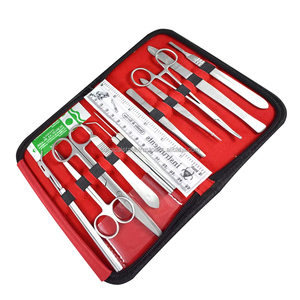 Kit de disección veterinaria para cirugía menor, fuente de alimentación Manual de acero inoxidable, instrumentos quirúrgicos, estuche básico para herramientas quirúrgicas - Product Image 4