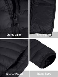 Gran oferta, chaqueta acolchada ligera para hombre, abrigo alternativo con capucha, prendas de vestir exteriores a prueba de viento, chaquetas de burbujas - Product Image 6