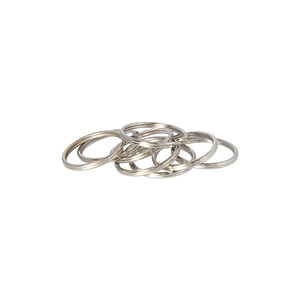 Portachiavi nichelato 1,4x16x12 mm. Confezione da 1000 unità - Product Image 3