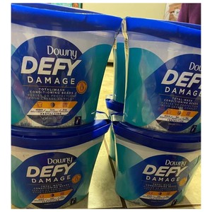 Perles de lavage conditionnantes Downy DEFY Damage Total-Wash 22,9 onces Parfum frais de lavande Adoucissant écologique pour un parfum doux et rehausseur - Product Image 1