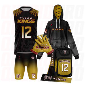 Ensemble d'uniformes de football américain 7v7 pour l'échauffement, sublimation, maillots domicile et extérieur, shorts, haut et bas d'échauffement pour l'équipe - Product Image 4