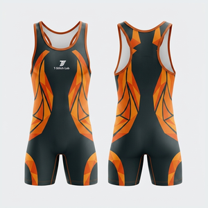 Breathable Stretch Durable <b>Weightlifting</b> Men's Wrestling <b>Singlets</b> Quick Dry Comfortable Fit Wholesale Rate <b>Weightlifting</b> Uniform - Product Image 6
