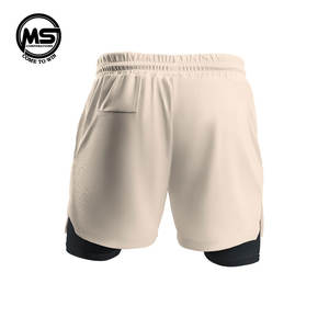 2025 verano OEM personalizado hombres gimnasio deportes algodón pantalones cortos cómodos personalizados gimnasio desgaste pantalones cortos para hombres - Product Image 6
