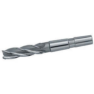 8757 Fraise carrée à 6 dents C.M. Couteaux à tronçonner à tranchants coupants, revêtement ALTiN, diamètres de tige de 10 mm et 4 mm, 65 HRc - Product Image 1