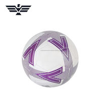 Ballon de football pliable personnalisable en gros, écologique, avec logo personnalisé, motif uni, 420-450g, haute durabilité, entraînement, en latex
