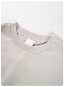 Débardeur de sport basique unisexe en polyester uni 230G à col montant, manches longues, coupe oversize, personnalisable avec logo, idéal pour le fitness et la séchage rapide - Product Image 4