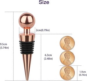 Luxury <b>Wine</b> Stopper Bottle With Silicone Vacuum <b>Wine</b> Bottle Corks Reusable <b>Wine</b> Stopper Used for Bar Holiday Party - Product Image 5