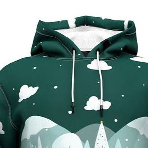 Sweats à capuche légers pour hommes en sublimation d'hiver 100% coton écologiques respirants Pulls personnalisés Couleurs et tailles disponibles en gros - Product Image 4