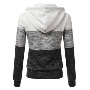 OEM Full Zipper Hoodie <b>Thermal</b> <b>Women</b> casual streetwear Drop Shoulder figures breathable Eco friendly hoodies Knitted - Product Image 3