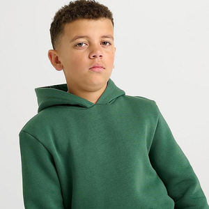 Sweat à capuche pour enfants style vintage 2025, broderie, impression numérique, 100% coton biologique, respirant, col à capuche pour enfants - Product Image 6