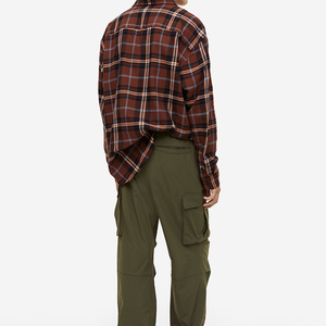 Pantalon de jogging cargo décontracté pour hommes Cordon de serrage Taille Plusieurs poches - Product Image 3