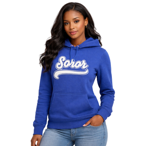 <b>Blue</b> Zeta Phi Beta Soror Pullover <b>Hoodie</b> 1920 Founders Inspired Greek Sorority Finer Womanhood Premium Cotton Apparel - Product Image 5