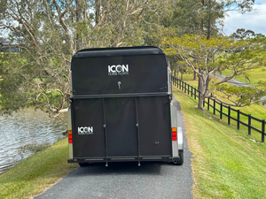 รถพ่วงขนส่งม้ารุ่นมาตรฐาน ICON 3HAL-L500 SN Epic Series ปี 2026 พร้อมโครงเหล็กชุบสังกะสีและเบรกไฟฟ้า - Product Image 3