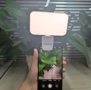 Mini Clip On Light USB ricaricabile Ring Light Led cellulare Selfie Fill Light per Smart Phone Tiktok Video Studio