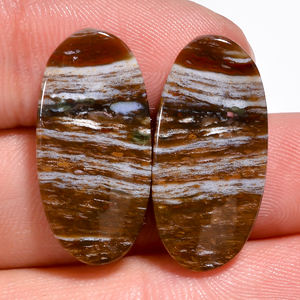 Cabochons de jaspe rose rougeâtre naturel poli, de forme multi-ovale, poire et taille radiant, pour la création de boucles d'oreilles par des designers - Product Image 6